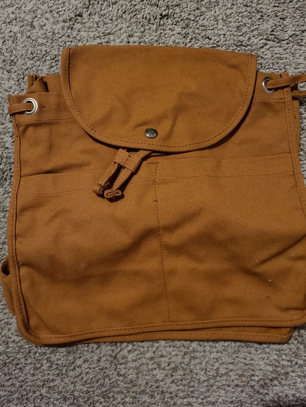 Baggu Drawstring Canvas Backpack - Pinto